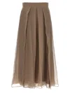 Brunello Cucinelli "paneled Circle" Skirt