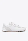 Brunello Cucinelli Slip-on Sneakers With Smooth Leather In White
