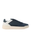 Brunello Cucinelli Slam Perforated Leather And Suede Sneakers In Multicolor