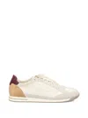 Brunello Cucinelli Sneaker Low Top Contrasting Heel Panel In Neutral