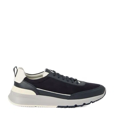 Brunello Cucinelli Panelled Sneakers In Black