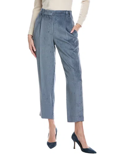 Brunello Cucinelli Pant In Blue