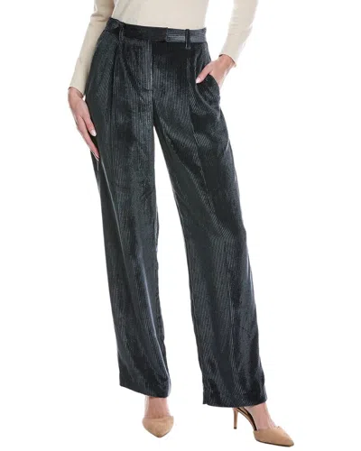 Brunello Cucinelli Hose Mit Geradem Bein Aus Cord Mit Falten In Blue