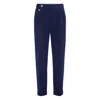 Brunello Cucinelli Pleated-front Tailored Trousers In Blue