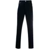 Brunello Cucinelli Straight Leg Corduroy Chinos In Blue