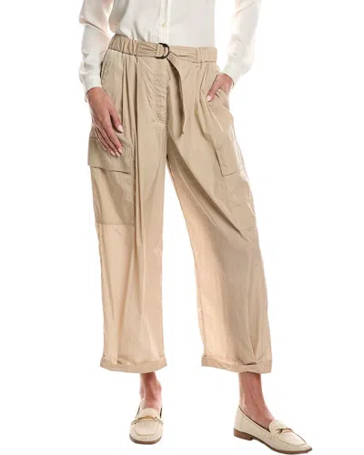 Brunello Cucinelli Pant In Neutral