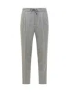 Brunello Cucinelli Trousers Grigio Medio In Grey