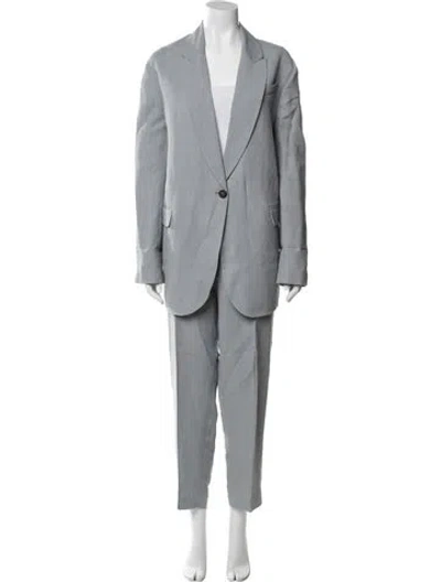 Pre-owned Brunello Cucinelli Pant Set In Gray
