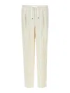 Brunello Cucinelli Corduroy Trousers In White