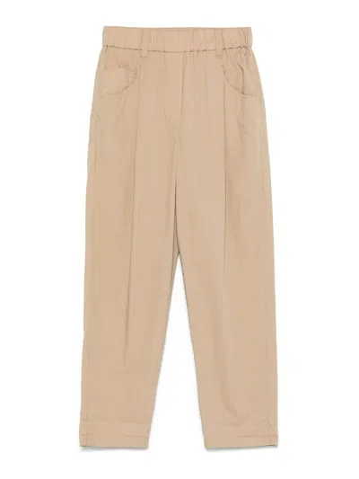 BRUNELLO CUCINELLI COTTON TROUSERS