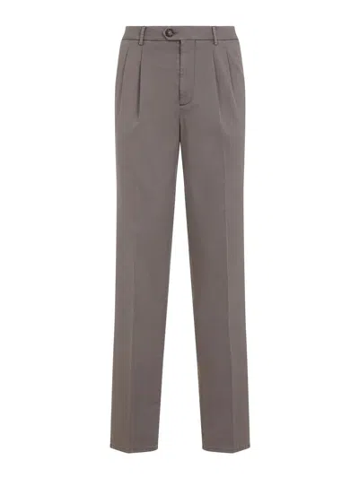 BRUNELLO CUCINELLI PANTALÓN CASUAL - MARRÓN TOPO