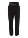 Brunello Cucinelli Monili Detailed Wool Pants In Black