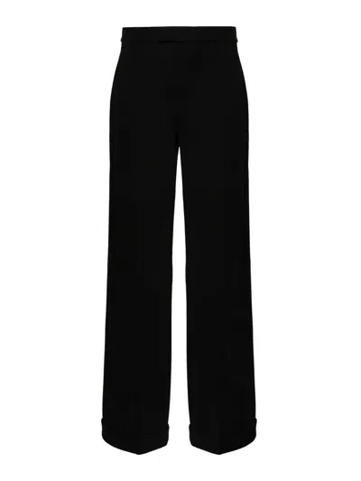 Brunello Cucinelli Straight Leg Trousers In Black