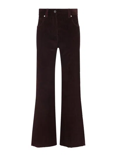 BRUNELLO CUCINELLI PANTALÓN CASUAL - ROJO