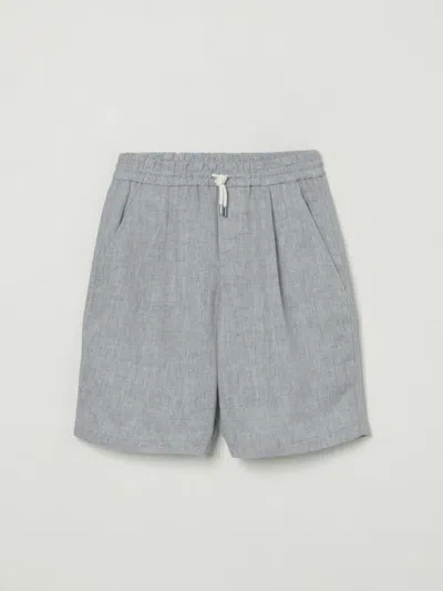 Brunello Cucinelli Kids' Pantaloncino  Bambino Colore Denim