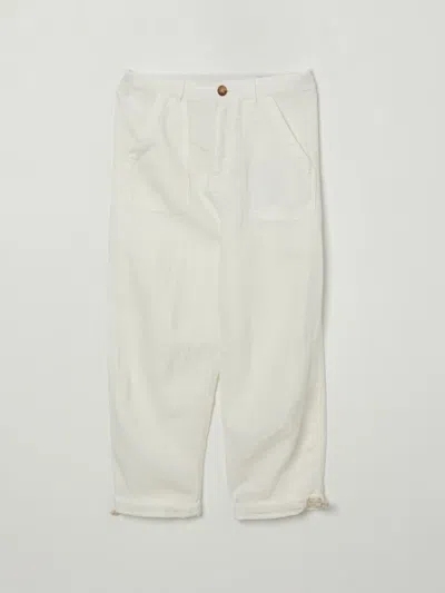 Brunello Cucinelli Kids' Pantalone  Bambino Colore Bianco