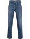 Brunello Cucinelli Pantalone Denim In Blue