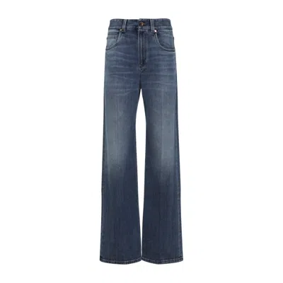 Brunello Cucinelli Pantalone Denim In Gold