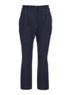 Brunello Cucinelli Women Pantalone Donna In Denim In Blue