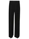 Brunello Cucinelli Wide-leg Trousers With Pleated Front And Tailored Silhouette In Nero
