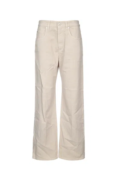 Brunello Cucinelli Belt Loop Casual Pants In Brown