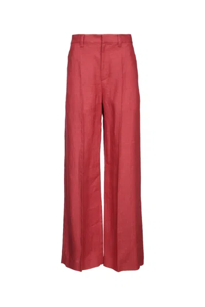Brunello Cucinelli Pantaloni In Burgundy
