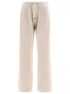 Brunello Cucinelli Pantaloni A Coste Impreziositi Da Paillettes Trousers Beige