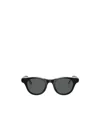 Brunello Cucinelli Bc4016s Acetate Round Sunglasses In Black