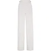 Brunello Cucinelli White Brown Pants In White