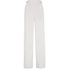 Brunello Cucinelli White Brown Pants In White