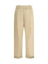 Brunello Cucinelli Cotton Elasticated Pants