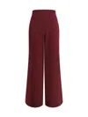 Brunello Cucinelli Wool Pants In Red