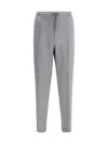 Brunello Cucinelli Cotton And Cashmere Blend Sweatpants With Silk