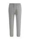 Brunello Cucinelli Stylish Cotton Jogger Trousers In Gray