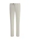 Brunello Cucinelli White Chino Pants
