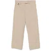 Brunello Cucinelli Twill-weave Trousers In Brown