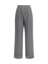 Brunello Cucinelli Vanise Sparkling Knitted Trousers In English Rib