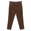 Brunello Cucinelli Brown Pants In Brown