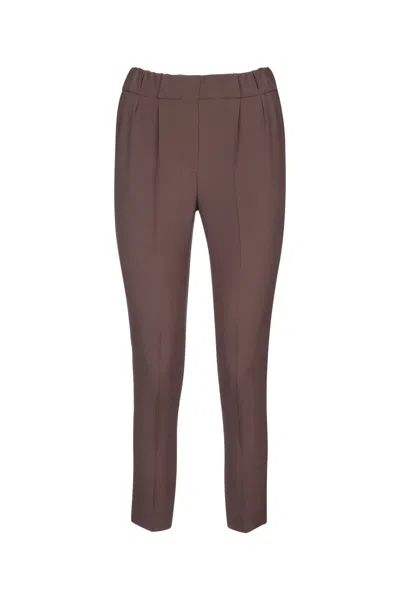 Brunello Cucinelli Pants In Brown