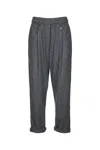 Brunello Cucinelli Cropped Wool And Cashmere Straight Pants In Black
