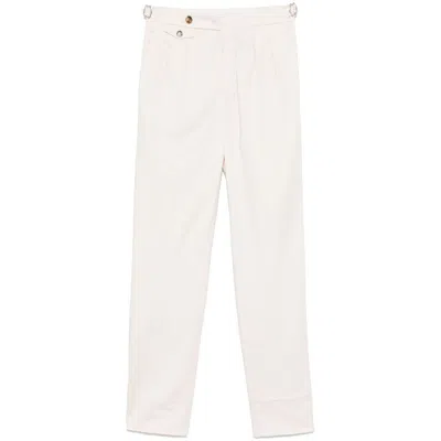 Brunello Cucinelli Cotton Pants In Beige