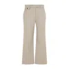 Brunello Cucinelli Twill Trousers In Beige