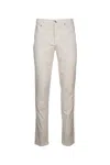 Brunello Cucinelli Men Corduroy Pants In Beige