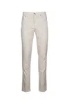 Brunello Cucinelli Men Corduroy Pants In Beige