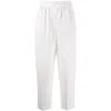 Brunello Cucinelli Women Viscose And Linen Fluid Twill Baggy Pull-on Pants In Beige