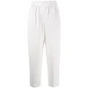 Brunello Cucinelli Women Viscose And Linen Fluid Twill Baggy Pull-on Pants In Beige