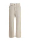 Brunello Cucinelli Women Straight Dyed Jeans In Beige