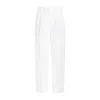 Brunello Cucinelli High-waist Cropped Trousers In Beige