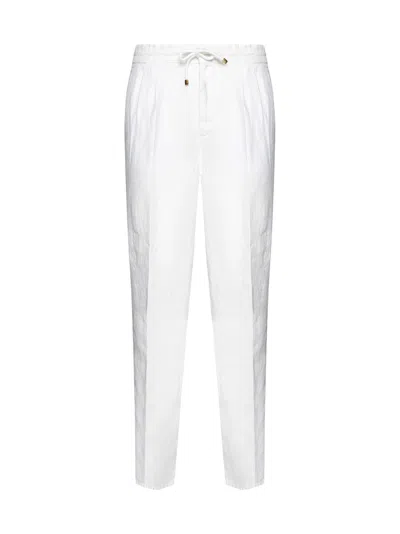 Brunello Cucinelli Pants In Bianco