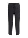 Brunello Cucinelli Men Monochrome Sweatpants In Black